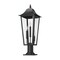 Z-Lite Gannon 3 Light Outdoor Pier Mounted Fixture, 10in. W x 28.75in. H, Black 5008PHBR-533PM-BK - alternate 8